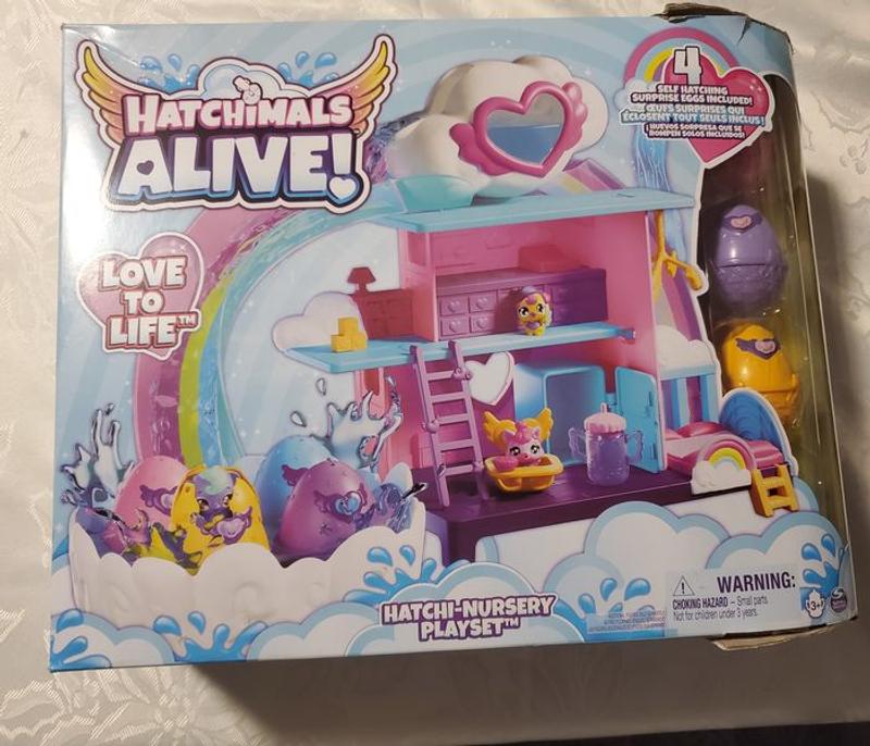 Buy Hatchimals Alive, Egg Carton Toy with 5 Mini Figures in Self-Hatching  Eggs
