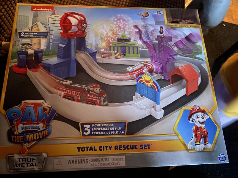 PAW Patrol: The Movie, True Metal Total City Rescue Track Set