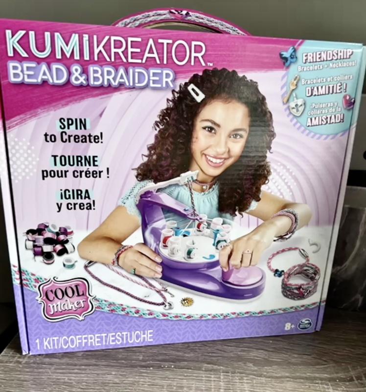Cool Maker, KumiKreator Mermaid Fashion Pack Refill, Friendship Bracelet and Necklace Activity Kit