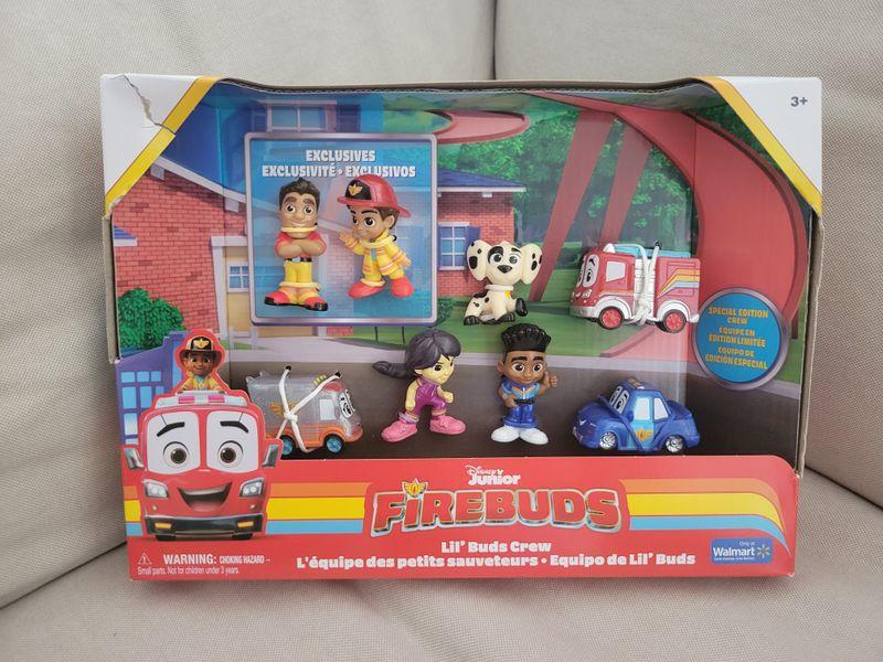 Disney Junior Firebuds Action Figures Gift Pack with 3 Collectible