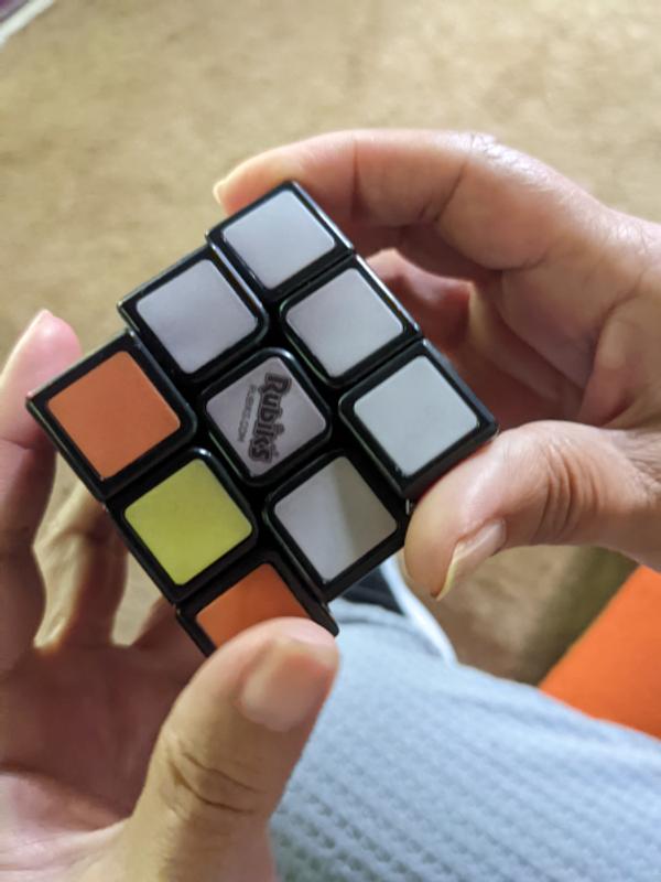 Spin Master Rubik’s CUBE 3x3 PHANTOM - Jeu Casse-Tête Adulte et Enfant 3X3  - Puzzle Correspondance - Couleurs Se Révèlent À La