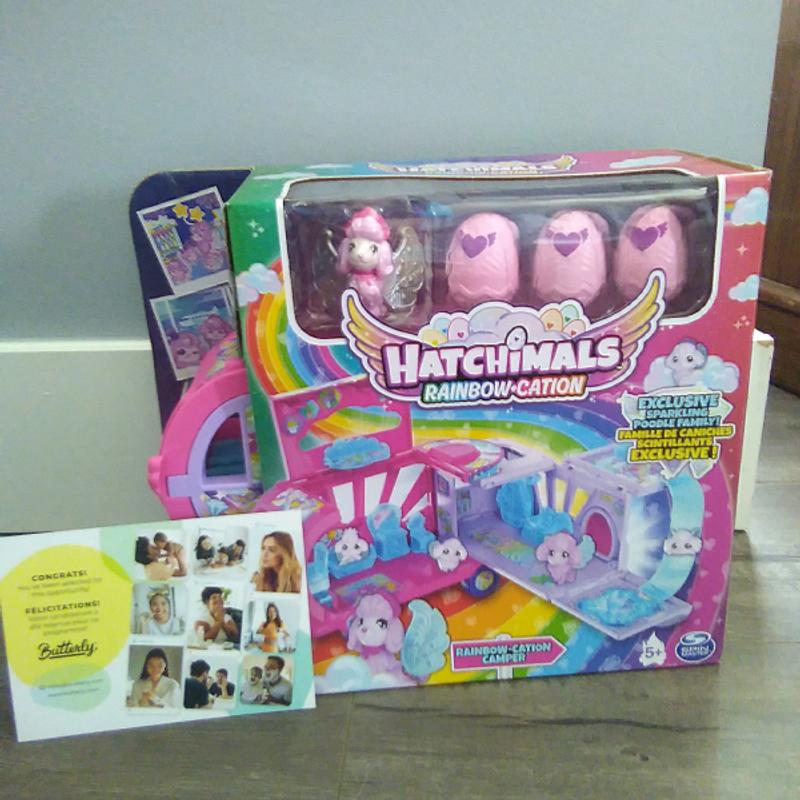 Hatchimals CollEGGtibles, Transforming Rainbow-cation Camper Toy