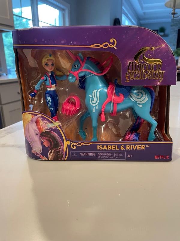 Unicorn Academy Einhorn Leaf - 28 Cm Große Figur Von Netflix-Serie, Mit Mähne, Schweif & Zubehör, Ab 4 Jahren