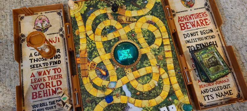 Test du jeu Jumanji (version deluxe et classique) chez Spinmaster