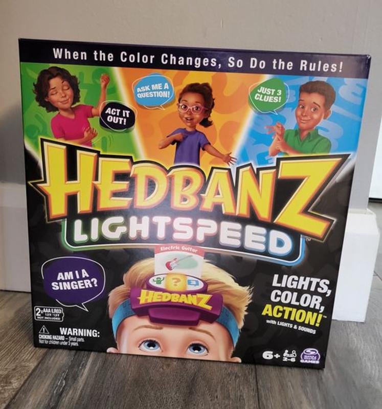 Hedbanz Act Up The Fast Acting Family Board Game.Spin Master Games NEW