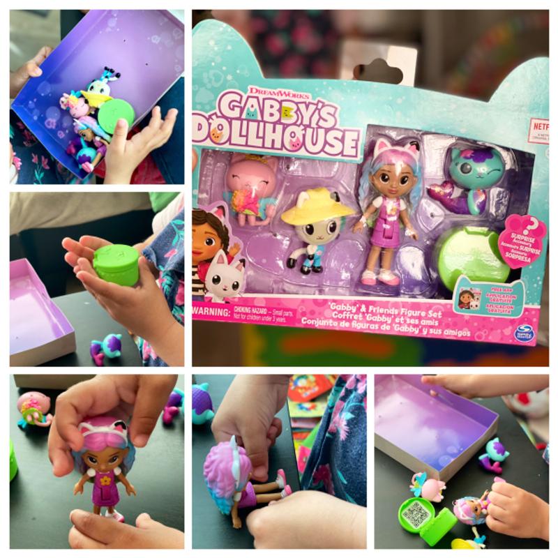 Gabby's Dollhouse - Gabby Y Sus Amigos - 4 Figuras- Original