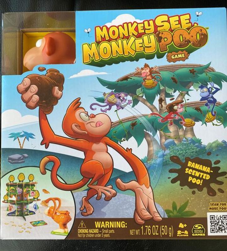 Spin Master Games Monkey See Monkey Poo Board Game – BrickSeek