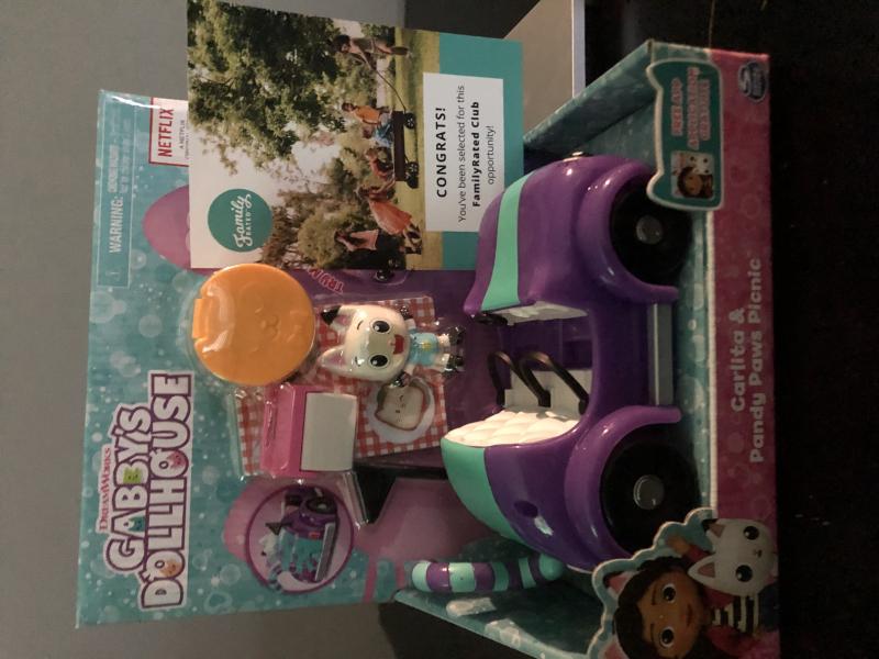  Gabby's Dollhouse, Carlita Toy Car with Pandy Paws