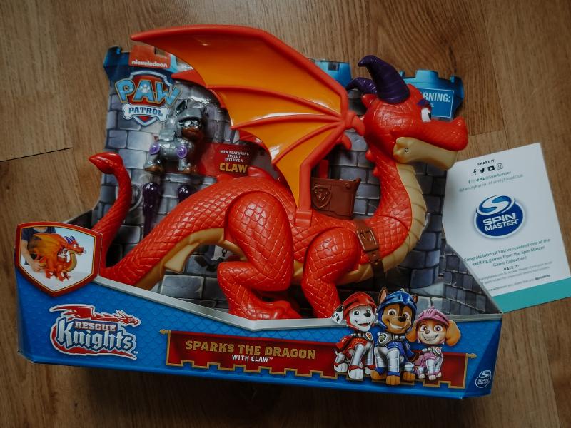  Paw Patrol, Rescue Knights Sparks The Dragon with