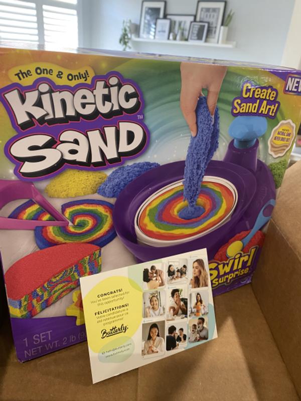 Kinetic Sand Swirl N’ Surprise playset
