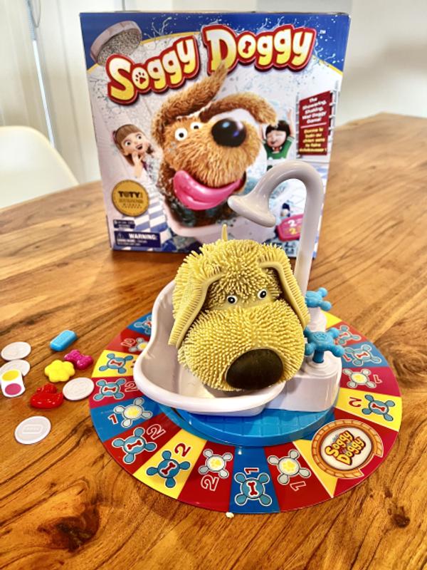 Soggy Doggy Board Game The Showering Shaking Wet Dog Kids Game Brand New  NIB