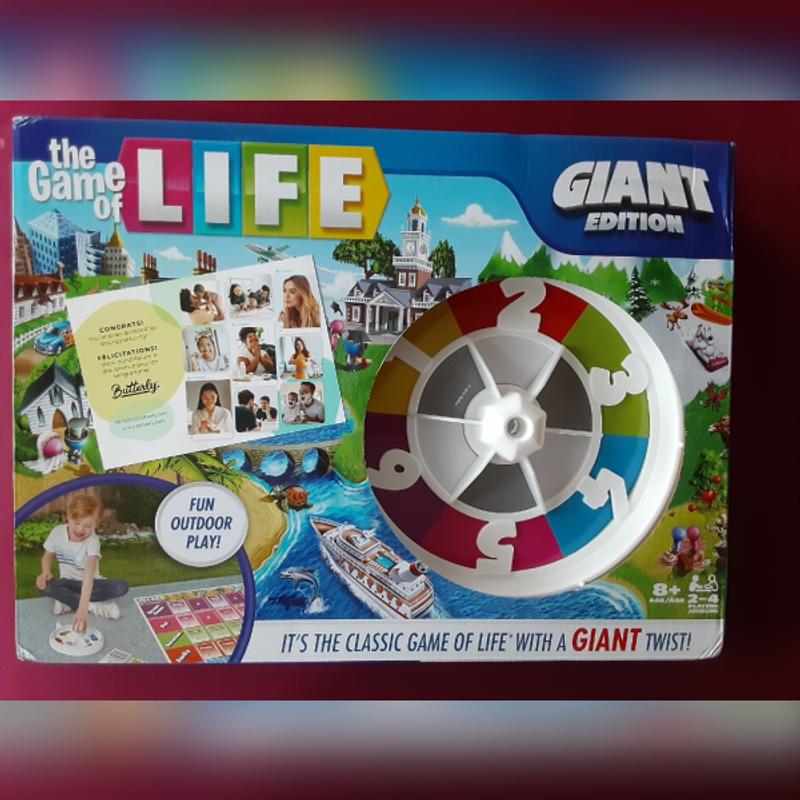 The Game of Life, Giant Edition Family Board Game Indoor/Outdoor
