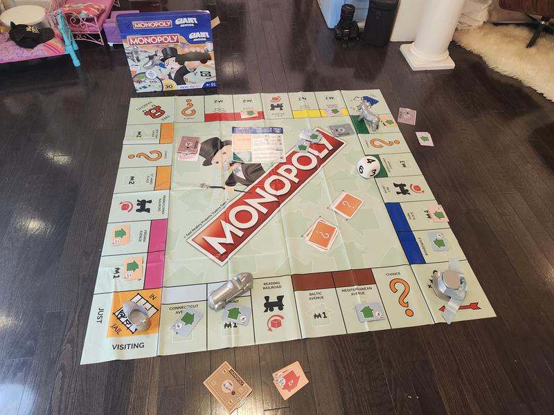 Monopoly Board Game Giant Edition Game for Kids Ages 6+