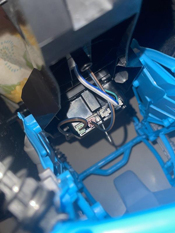 Red and green, I switched spots and then replaced them back to the original spots