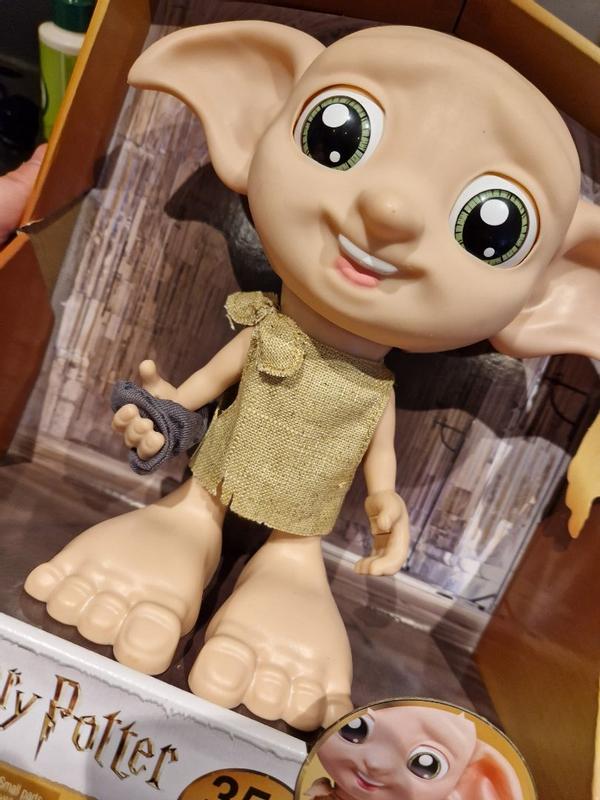  Wizarding World Harry Potter, Interactive Magical Dobby Elf  Doll with Sock, over 30 Sounds & Phrases, 8.5-inch, Easter Basket Stuffers  for Ages 6+ : Everything Else