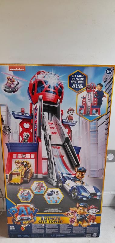  PAW PATROL Movie Ultimate City 91cm Tall Transforming PAW  Patrol Tower with 6 Collectible Action Figures, Toy Car, Lights and Sounds,  Kids' Toys for Ages 3 and up : Toys & Games