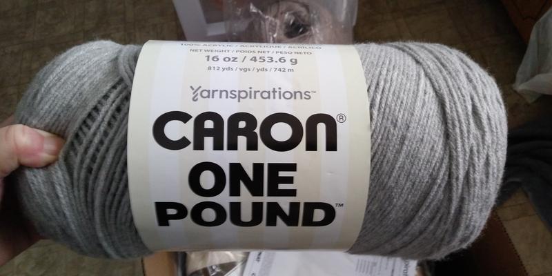Caron One Pound Black Yarn - 2 Pack of 454g/16oz - Acrylic - 4