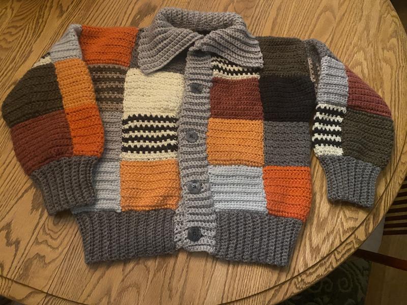 Free Easy Caron Patchwork Cardigan Knitting Pattern | Yarnspirations