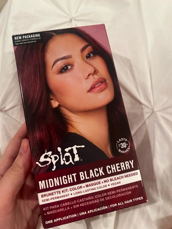 Splat Midnight Black Cherry Hair Dye Kit – Semi-Permanent Cherry