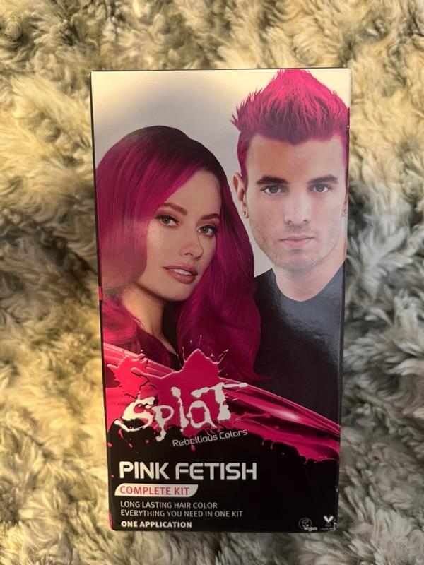 Pink Fetish: Pink Semi-Permanent Hair Dye Kit | Splat Hair Color