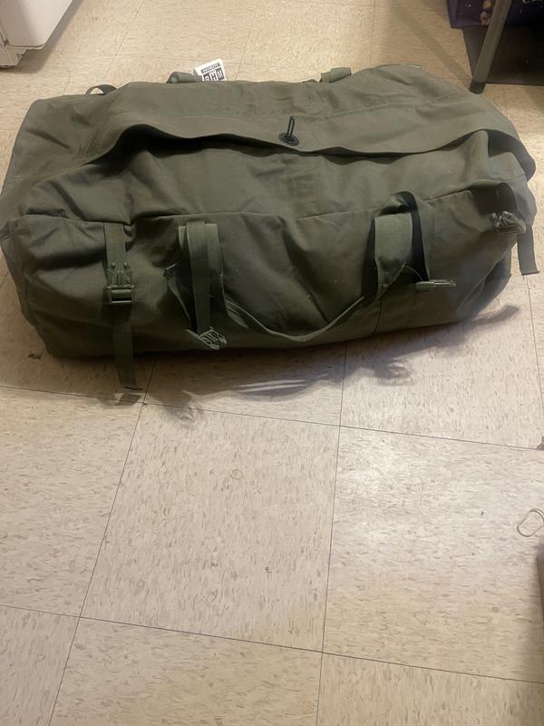 French Military Surplus Nylon Canvas Duffel Bag, New - 715766, Military &  Camo Duffle Bags at Sportsman's Guide