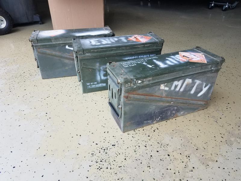 U.S. Military Surplus PA120 40mm Ammo Can, Used - 164783, Ammo Boxes & Cans  at Sportsman's Guide