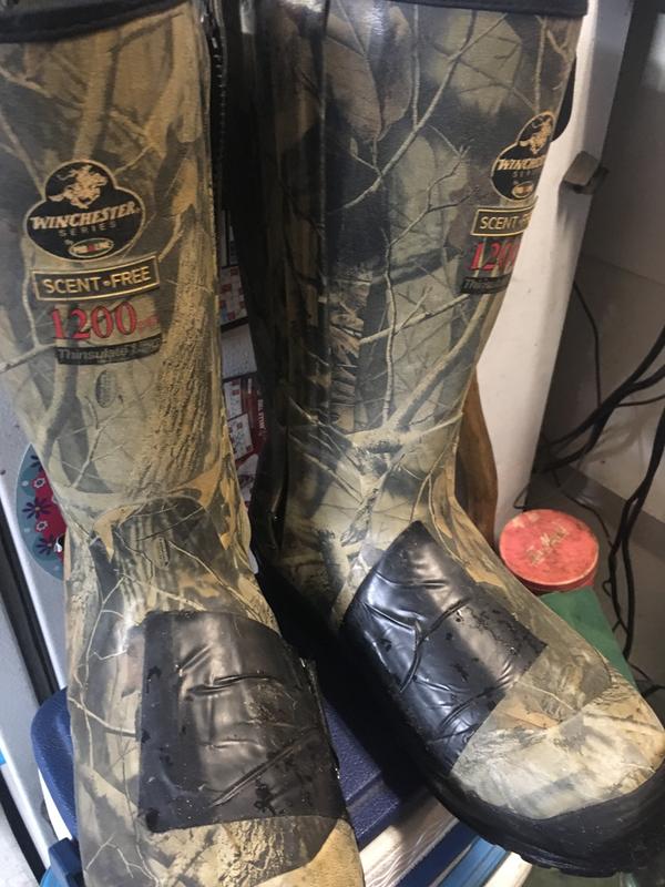 1200g thinsulate rubber boots