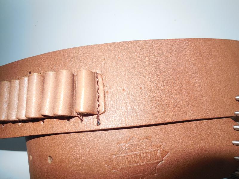 Leather Cartridge Belt .17 HMR/.22LR Guide Gear 