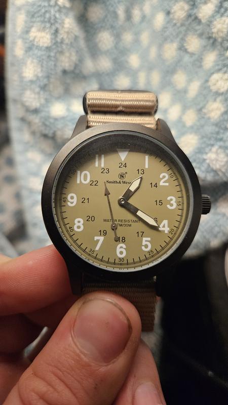 Smith & wesson men's nato field watch hot sale