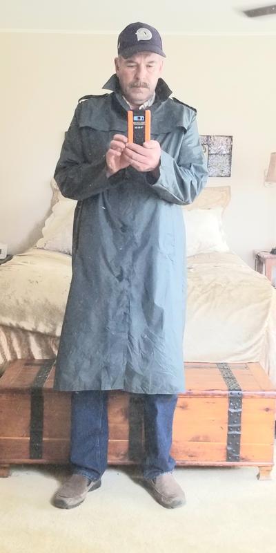 Swiss store military raincoat