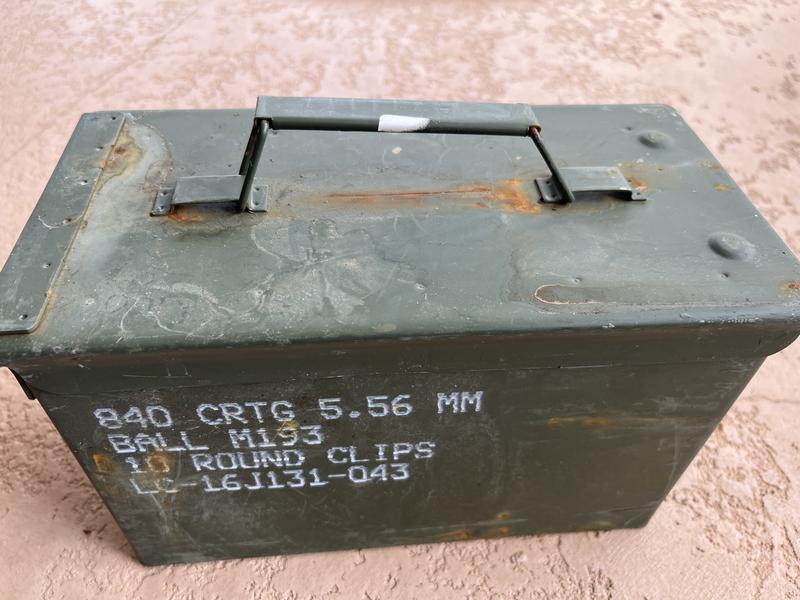 U.S. Military Surplus PA120 40mm Ammo Can, Used - 164783, Ammo Boxes & Cans  at Sportsman's Guide