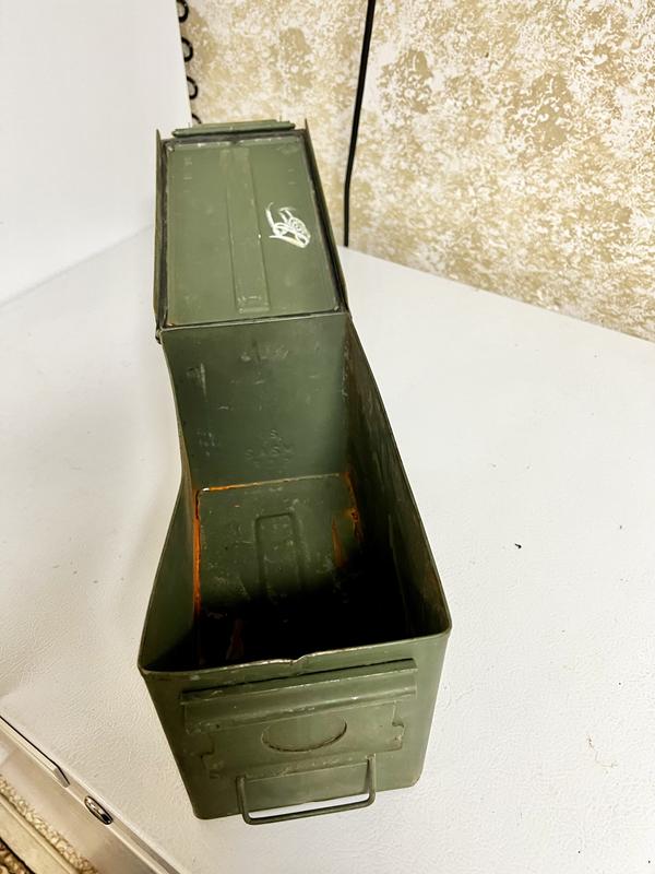 50 Cal Ammo Cans on Pallet - Omahas Army Navy Surplus