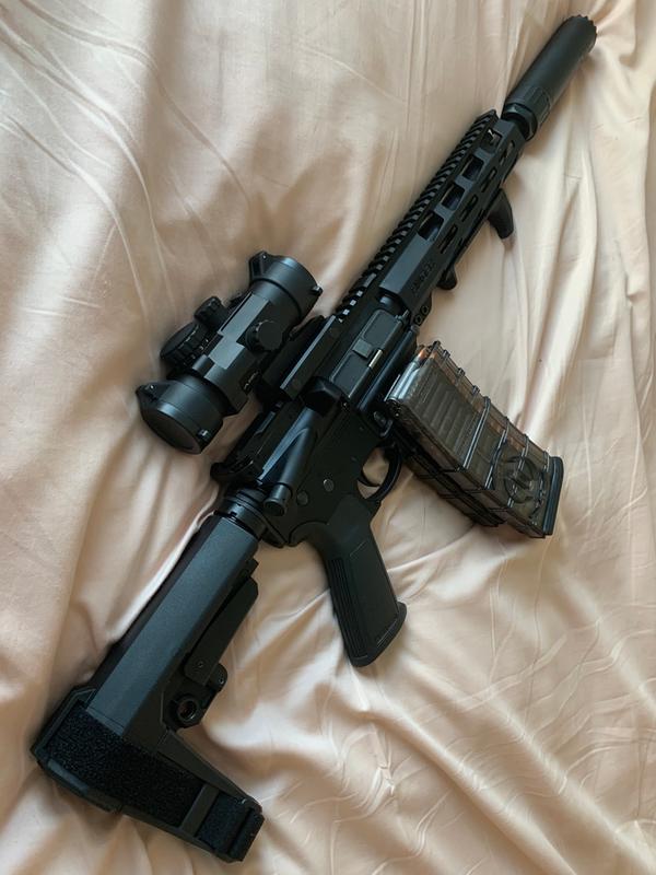 Ruger Ar 556 Pistol Semi Automatic 5 56 Nato 223 Rem 10 5 Barrel 30 1 Rounds Semi Automatic At Sportsman S Guide