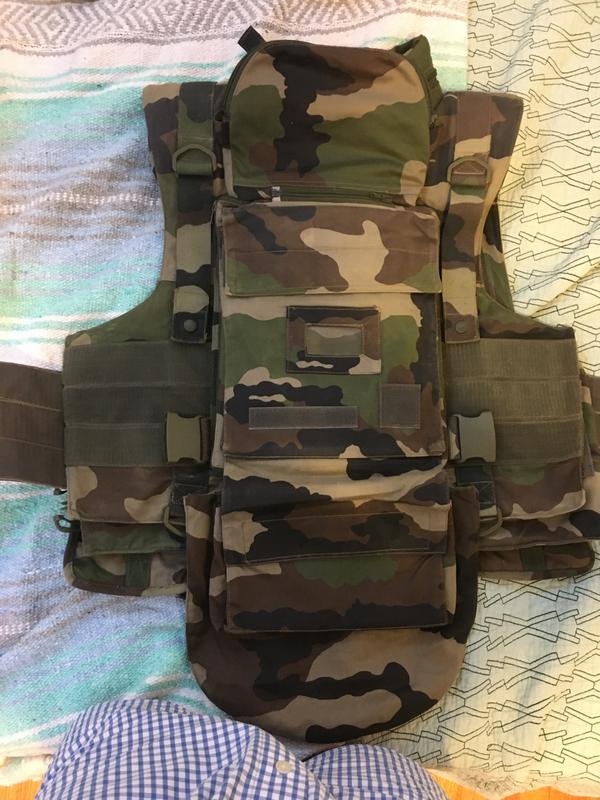 Details about   Vest Fighting OPEX Camouflage This New Army Francaise Military Ciras For 
