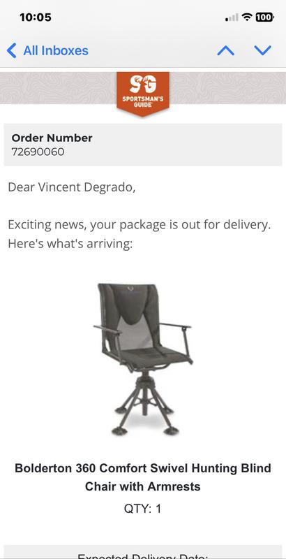 Blackout swivel hunting online chair