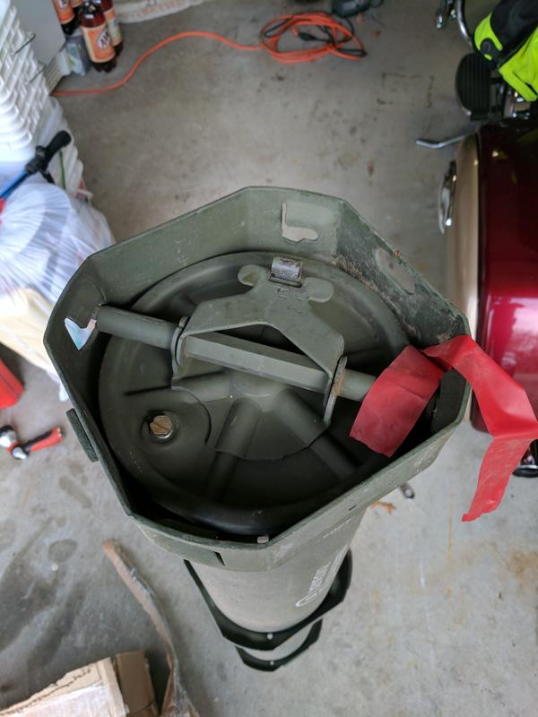 U.S Military Surplus PA116 Storage Container For 120mm Ammo Documents