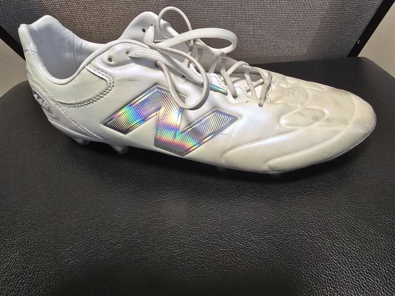 New Balance 442 v3 Elite FG Firm Ground Soccer Cleat - White/White