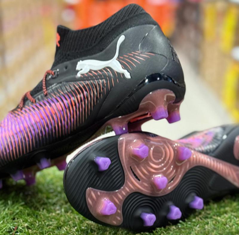 Puma Future 8 Pro FG/AG Junior Firm Ground Soccer Cleat - Black
