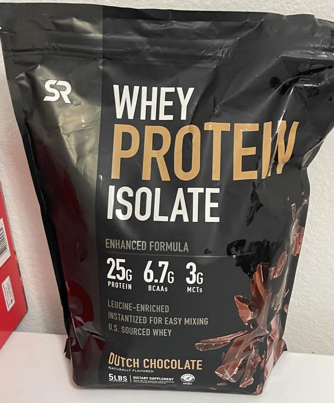 Sports Research Whey Protein Isolate, Dutch Chocolate, 5 Lbs (2.27