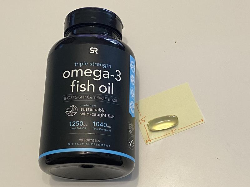 Omega-3 Fish Oil, Triple Strength , 30 Softgels