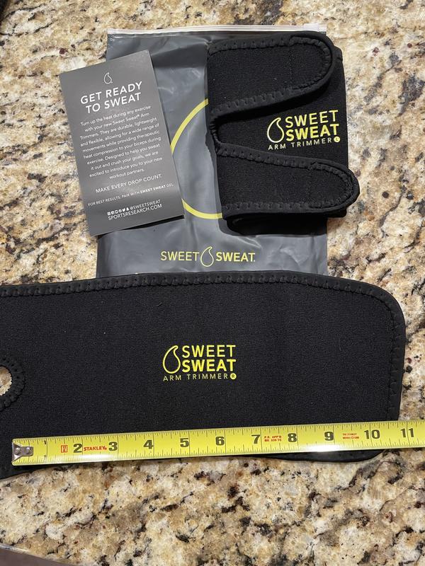 Sweet Sweat, Waist Trimmer, Large, Black & Yellow, 1 Count