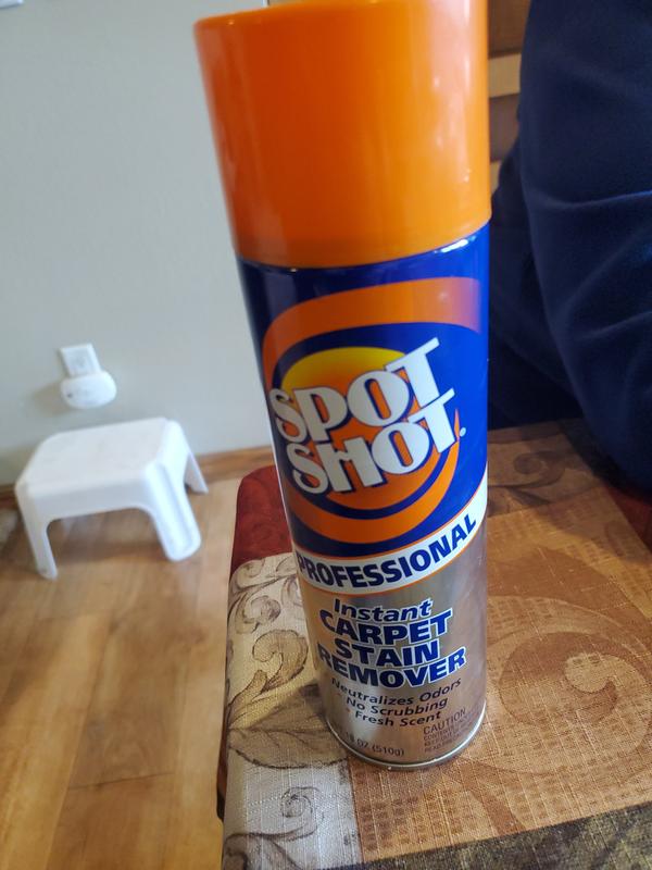 WD-40 Spot Shot Professional Instant Carpet Stain Remover 18 Oz Aerosol ...