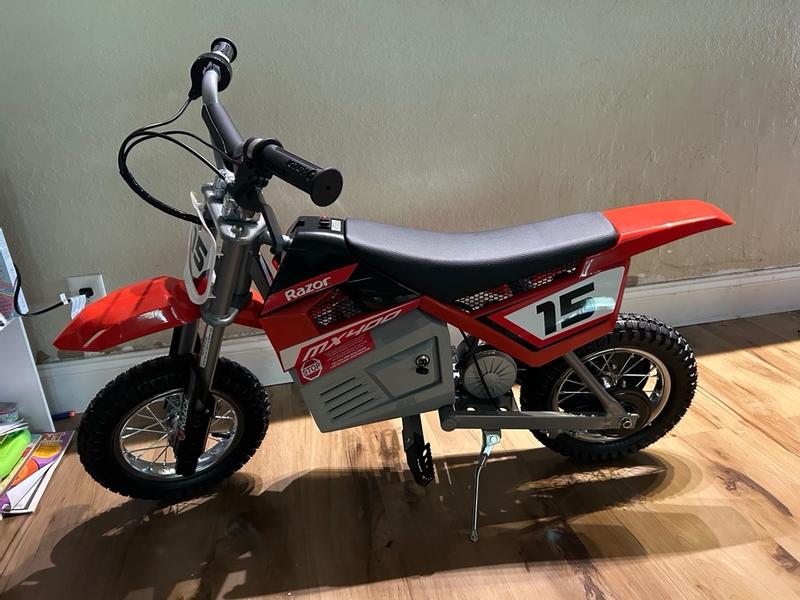 Razor Dirt Rocket 12 volt Electric 400 watts Chain Drive Dirt Bike 2 Batteries and Charger Included in the Dirt Bikes Mini Bikes department at Lowes
