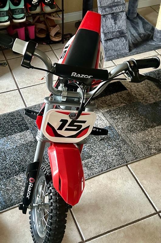Razor Dirt Rocket 12 volt Electric 400 watts Chain Drive Dirt Bike 2 Batteries and Charger Included in the Dirt Bikes Mini Bikes department at Lowes