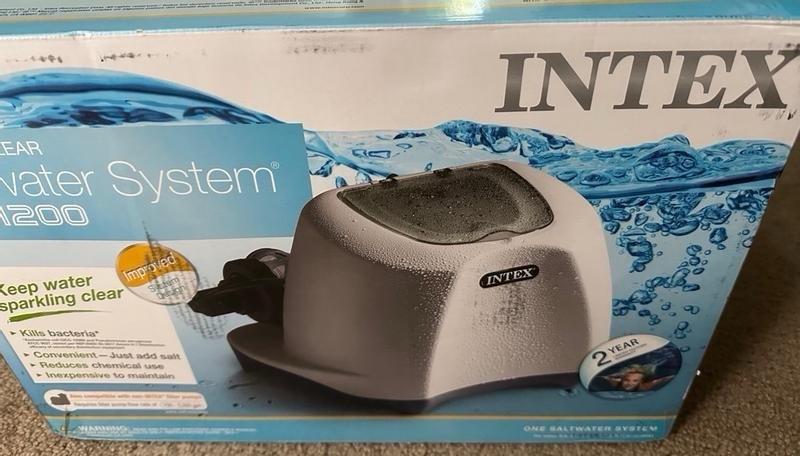 FREE Intex Pool Pumps & Clear Saltwater System W/ 2 Ladders For