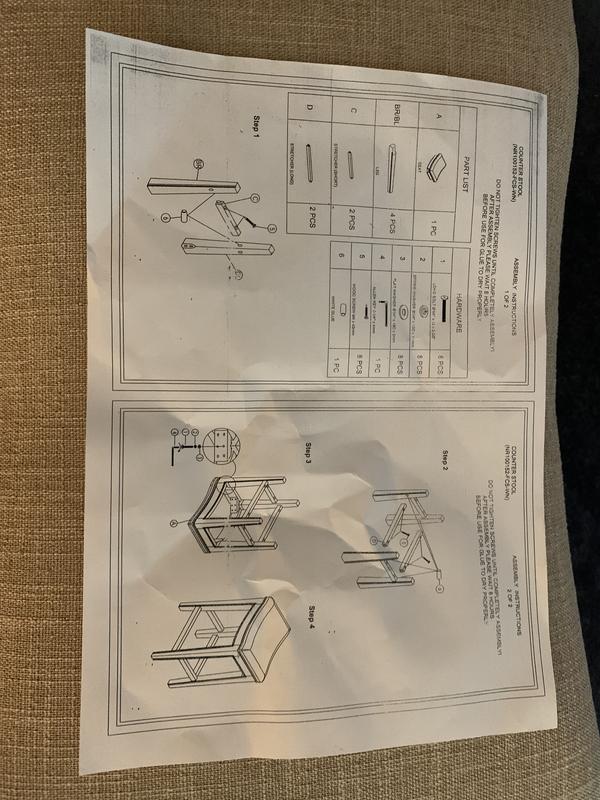 Assembly instructions.