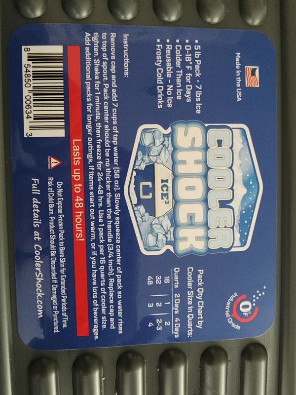 Cooler Shock Resuable Ice Pack on Sale on .com