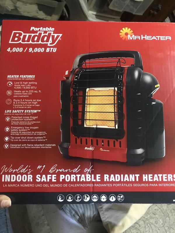 Flame King Portable Propane Gas Outdoor Heater with Piezo Electric Start  for Camping, Garage, Ice Fishing, Patio, and Tabletop : : Patio,  Lawn & Garden