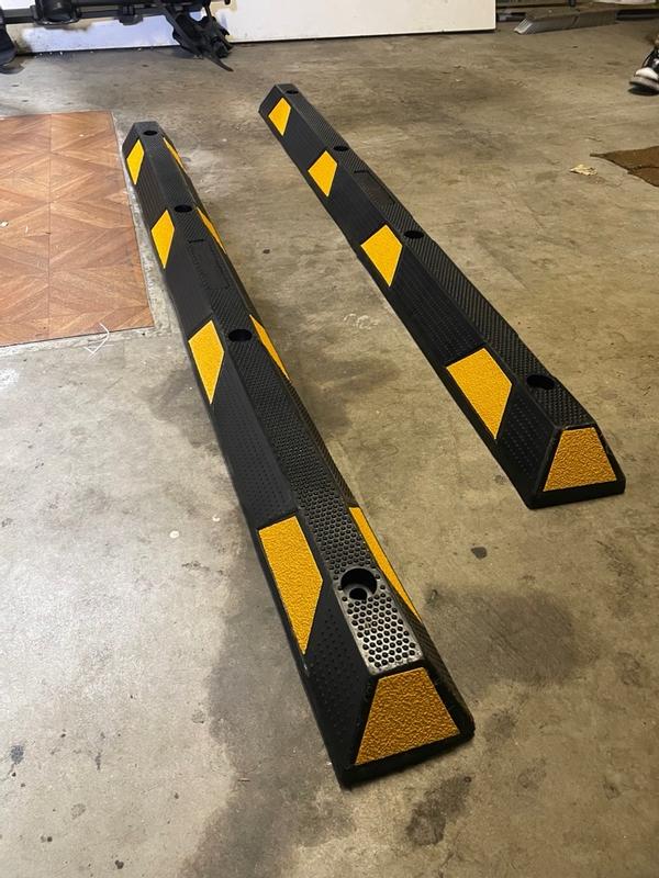 Pyle PCRSTP14 72Inches Car/Truck Vehicle Driveway Parking Wheel Stop ...