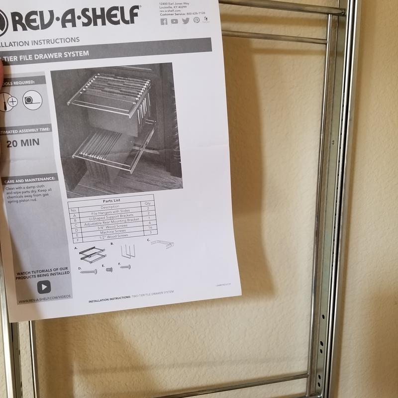 Metal inserts for cabinet